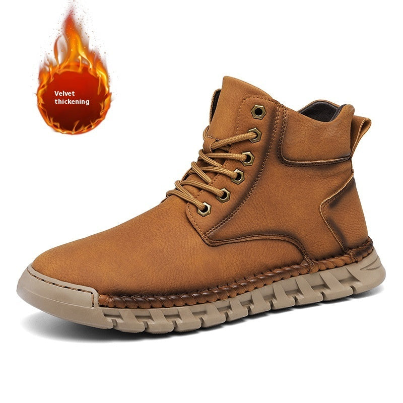 Men's Striders Autumn And Winter Velvet Thermal Wear-resistant Leisure