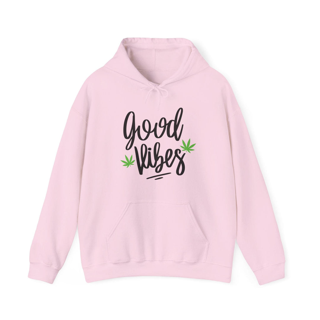 Good Vibes Marijuana Leaf Hoodie
