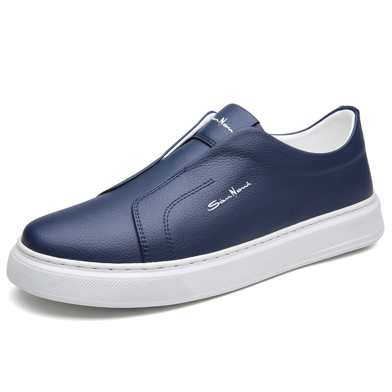 Sneakers with a casual style and anti slip lace up flat bottom with soft sole and soft surface can be easily kicked with one foot