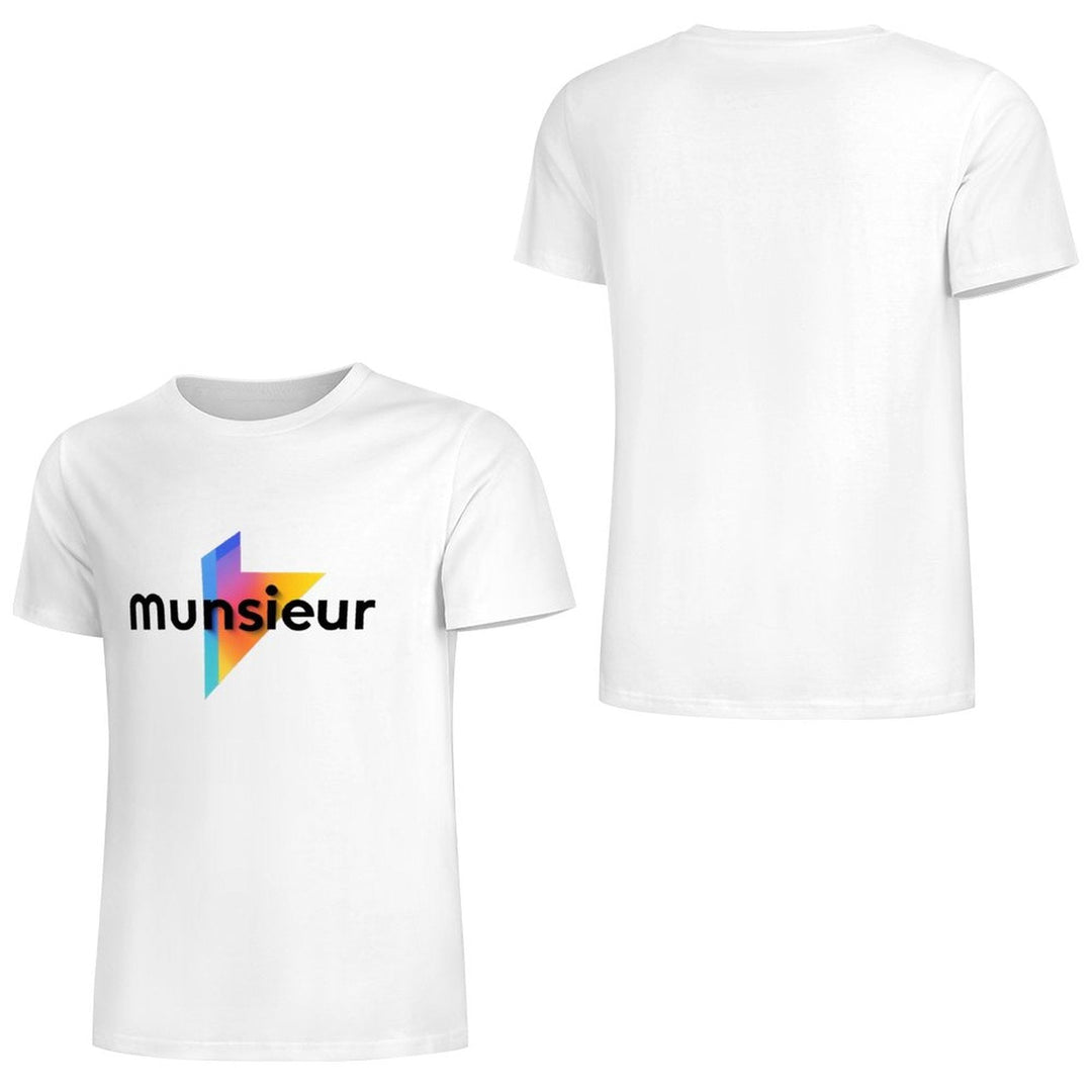 Cool Munsieur graphic Tee Cotton Men's breathable