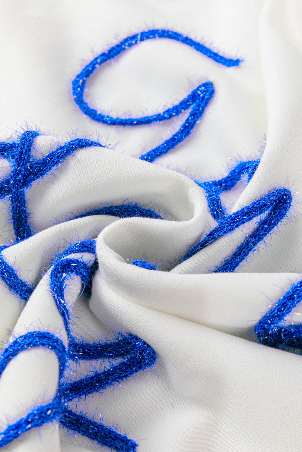 GAME DAY Tinsel Drop Shoulder Sweatshirt