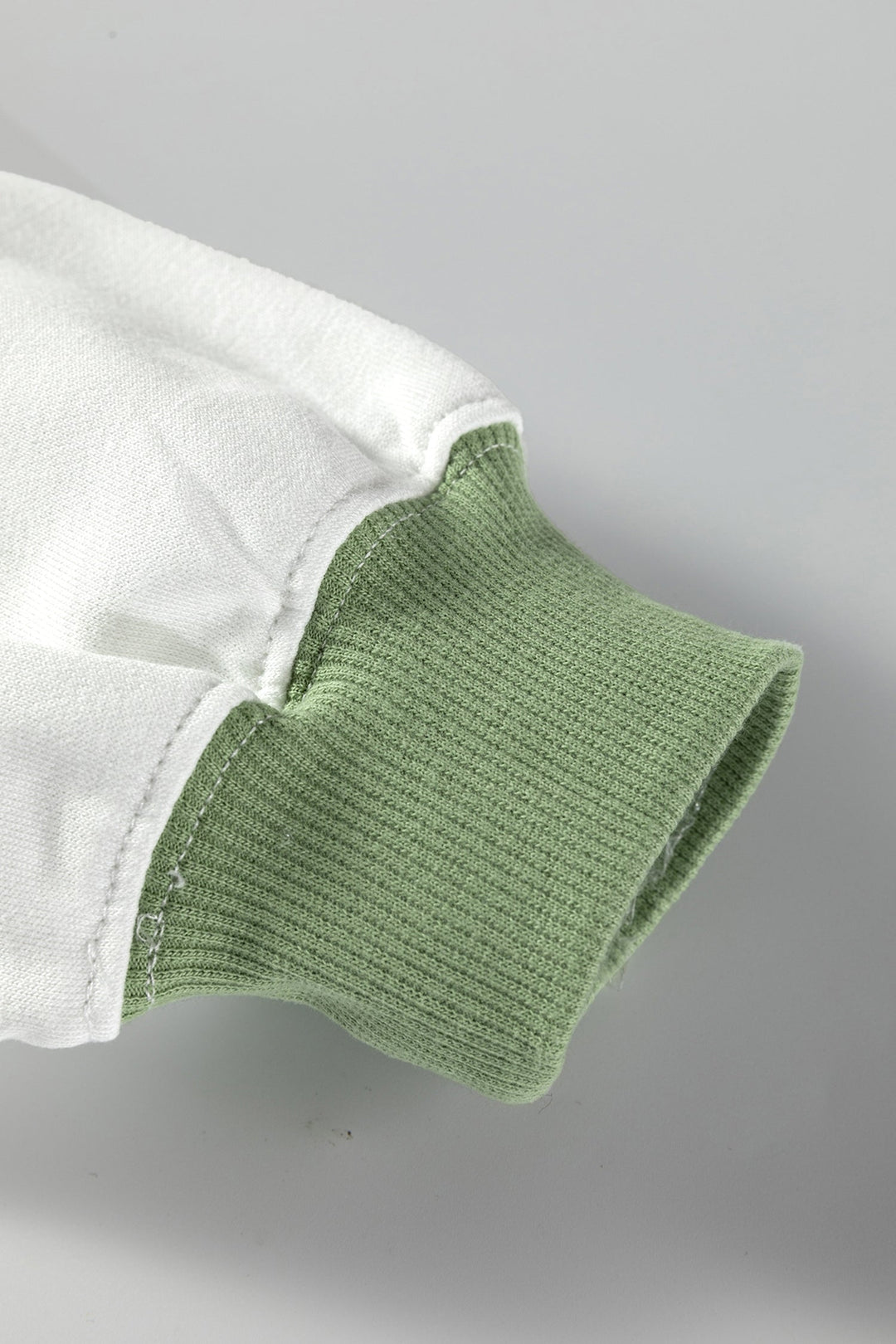 Colorblock Crewneck Henley Sweatshirt