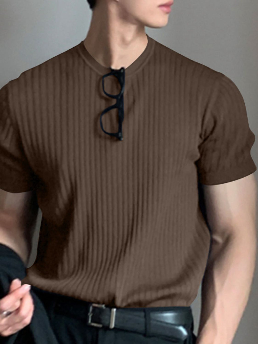 Men's Full Size Round Neck Short Sleeve T-Shirt Plus Size