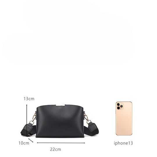 Elegant Women's Wide Shoulder Strap Shell Bag - Stylish & Functional Small Crossbody Bag