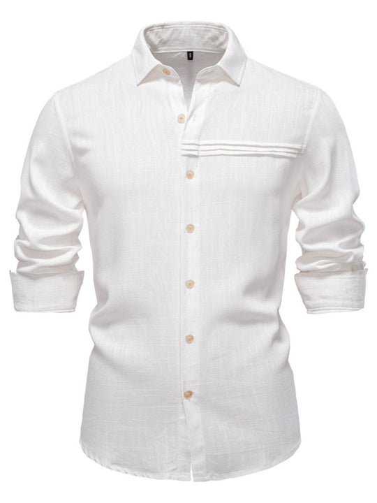 Men's Button Down Collared Neck Shirt