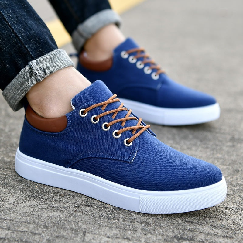 Korean Breathable Men's Casual Canvas Sport Shoes Sneakers
