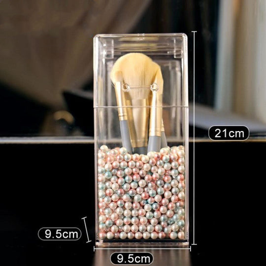 Desktop pen holder makeup brush storage bucket