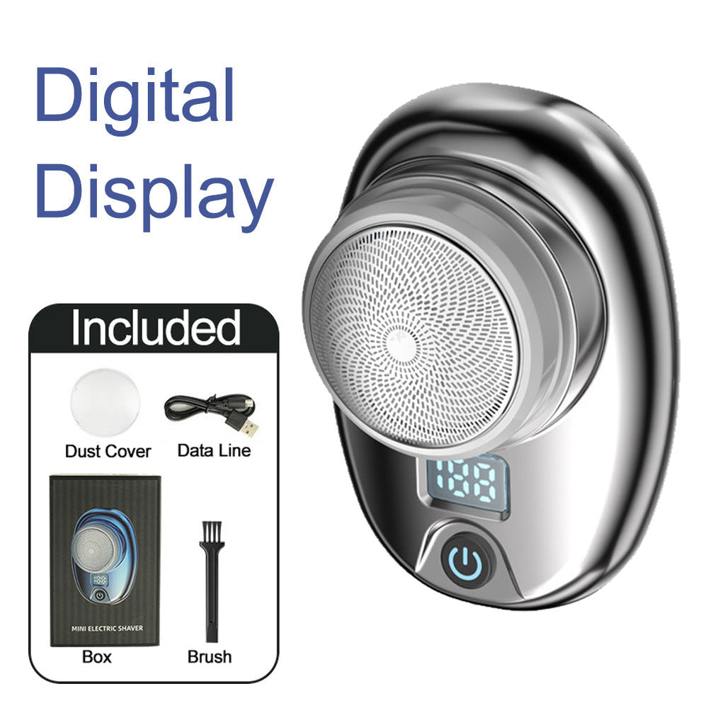 Mini portable rechargeable shaver powerful travel small steel cannon shaver car electric shaver