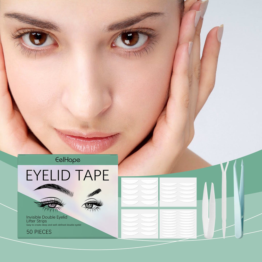Double Eyelid Tape Set Eye Makeup Skin Tone Self-Adhesive Firm Natural Comfort Mild Breathable