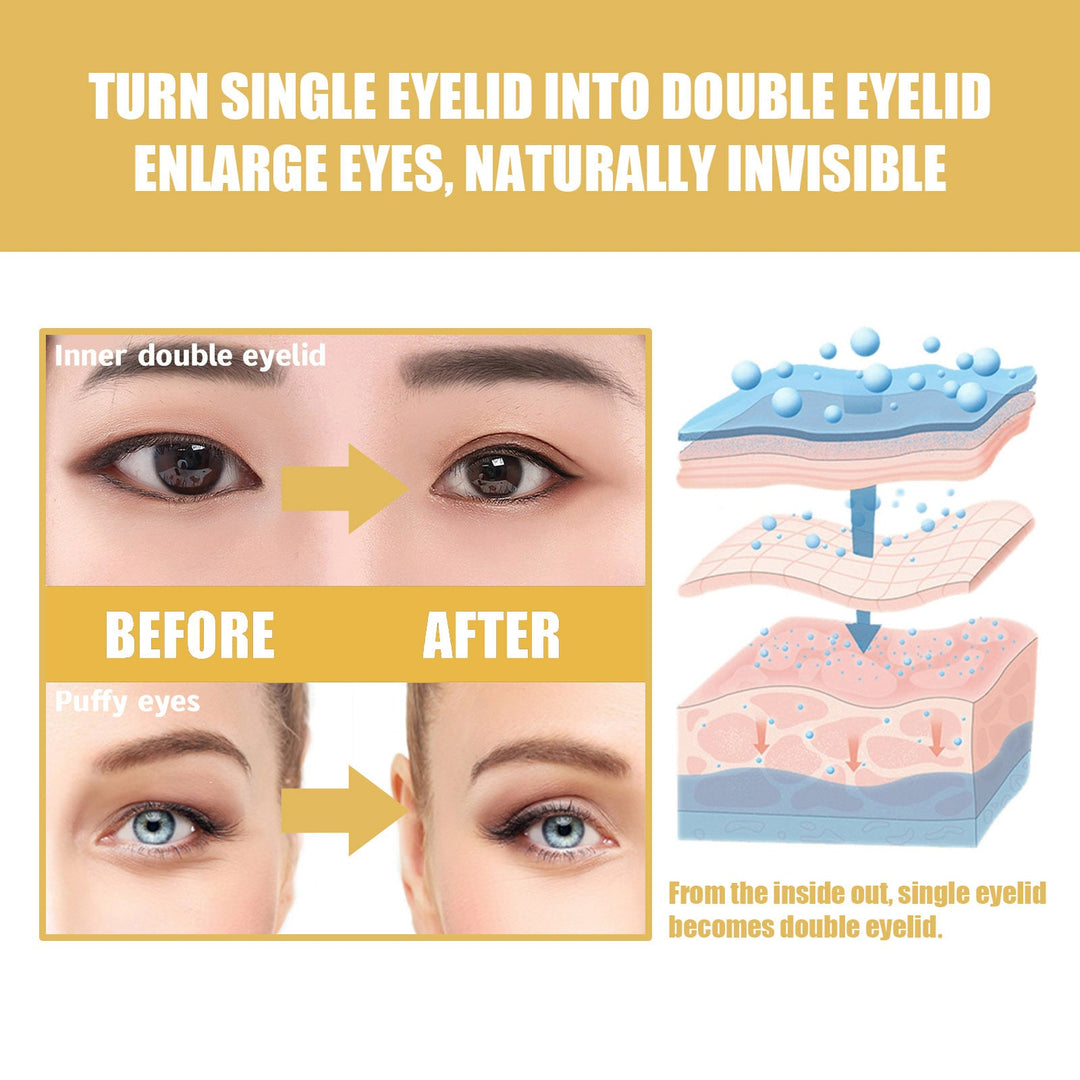 Double Eyelid Gel Permanent Natural Traceless Invisible Non-Glue Double Eyelid Gel Beauty Patch