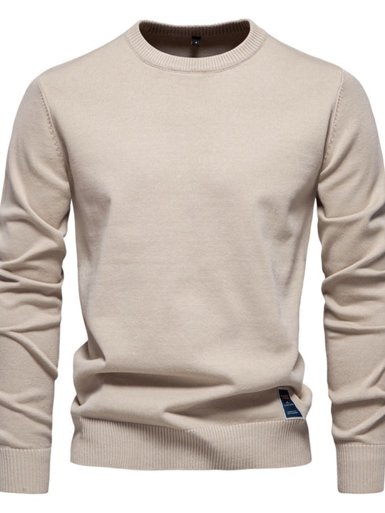 Men's Round Neck Long Sleeve Sweater