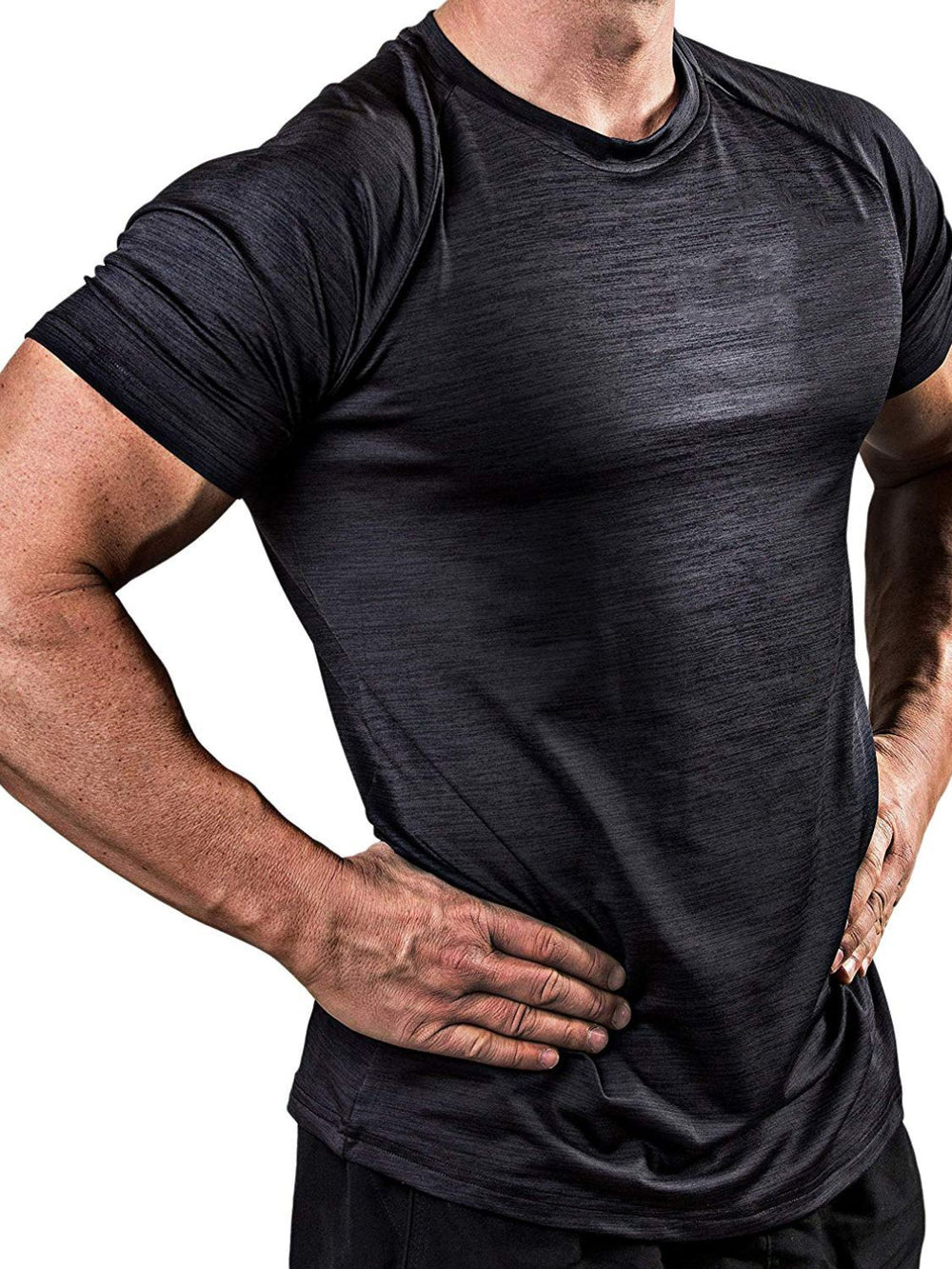 Men's Plus Size Round Neck Short Sleeve T-Shirt