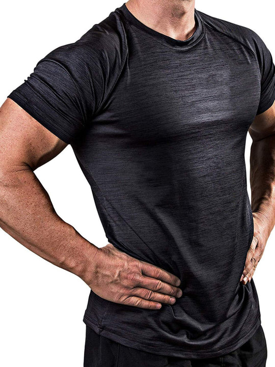Men's Plus Size Round Neck Short Sleeve T-Shirt