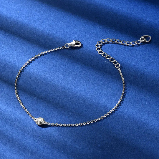 3mm Moissanite Jewelry Set 925 Sterling Silver Necklace Bracelet Stud Earrings