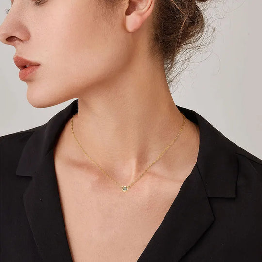 3mm Moissanite Jewelry Set 925 Sterling Silver Necklace Bracelet Stud Earrings