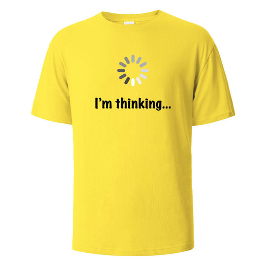 "I'm Thinking" Printed T-shirt for Men