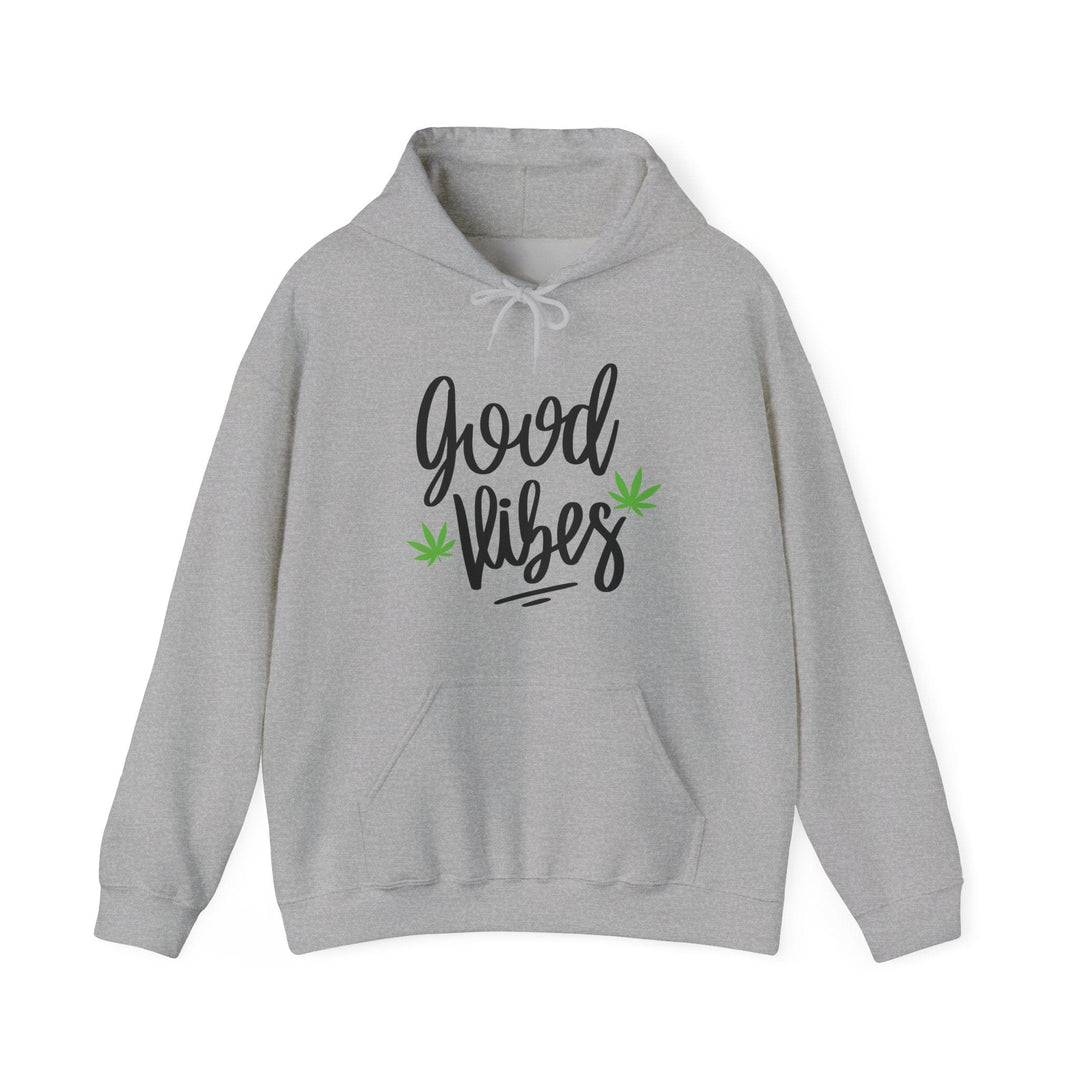 Good Vibes Marijuana Leaf Hoodie