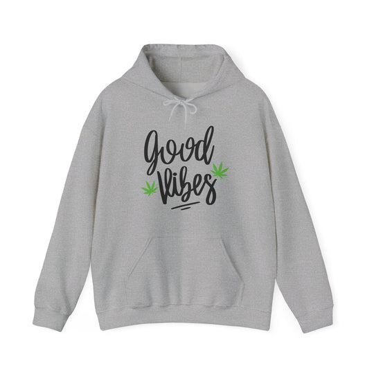 Good Vibes Marijuana Leaf Hoodie
