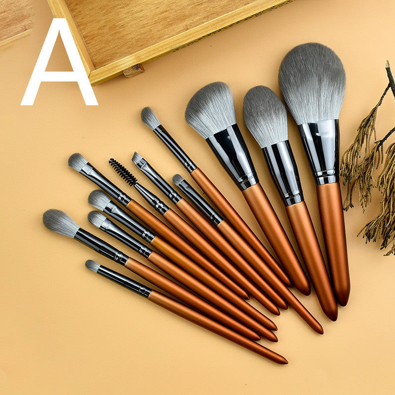 12 Makeup Brushes Loose Powder Eyeshadow Contouring Brush Set