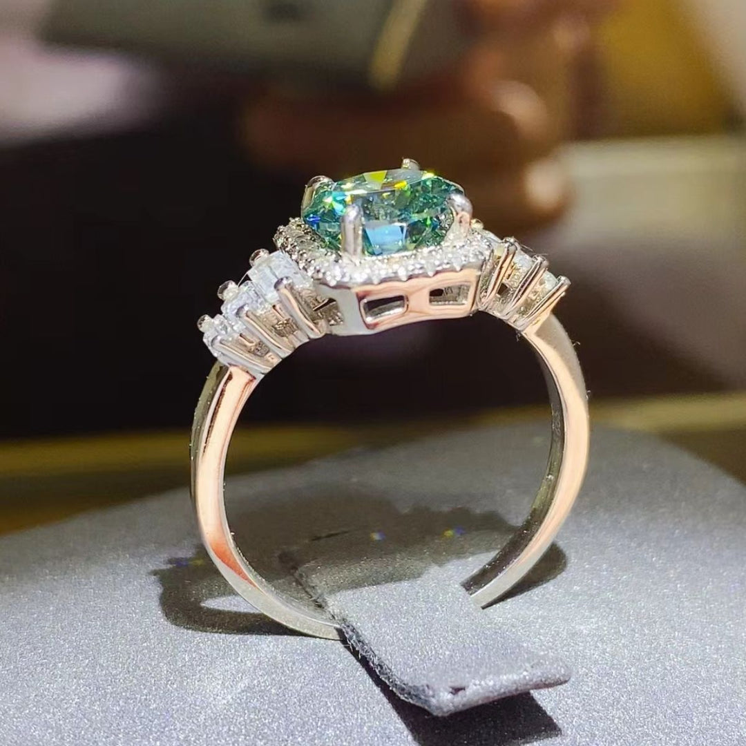 3 Carat Lab-grown Diamond 1pc Sterling Silver Ring