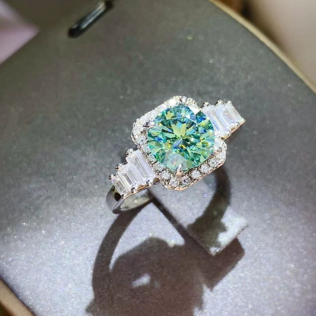 3 Carat Lab-grown Diamond 1pc Sterling Silver Ring