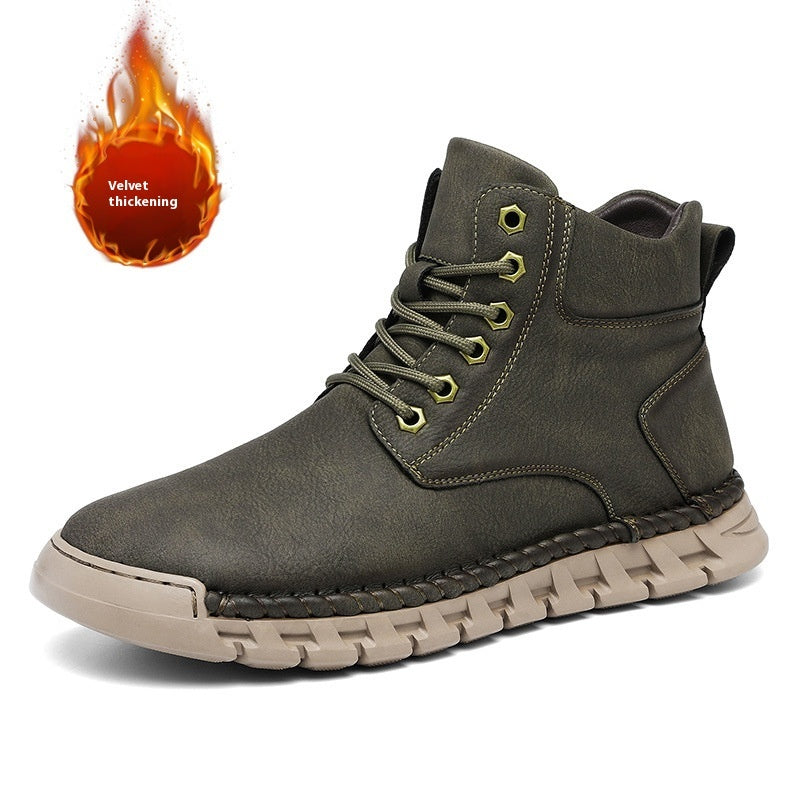 Men's Striders Autumn And Winter Velvet Thermal Wear-resistant Leisure