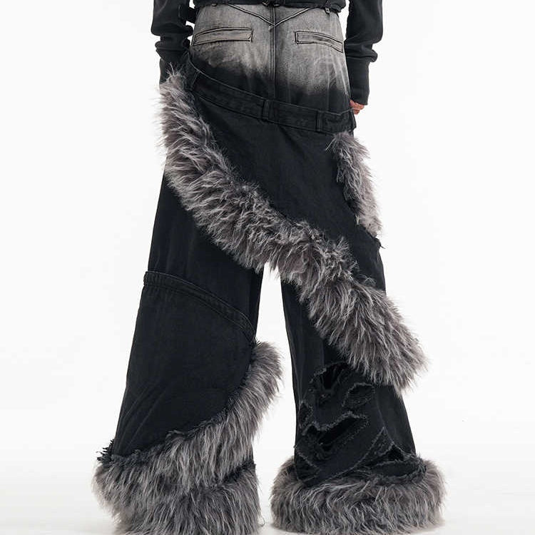 Two-piece Pu Handsome High-grade Pants For Men