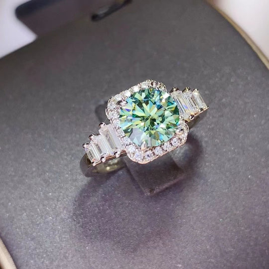 3 Carat Lab-grown Diamond 1pc Sterling Silver Ring