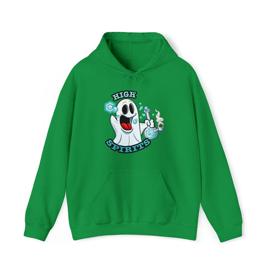High Spirits Ghost with Bong Cannabis Hoodie
