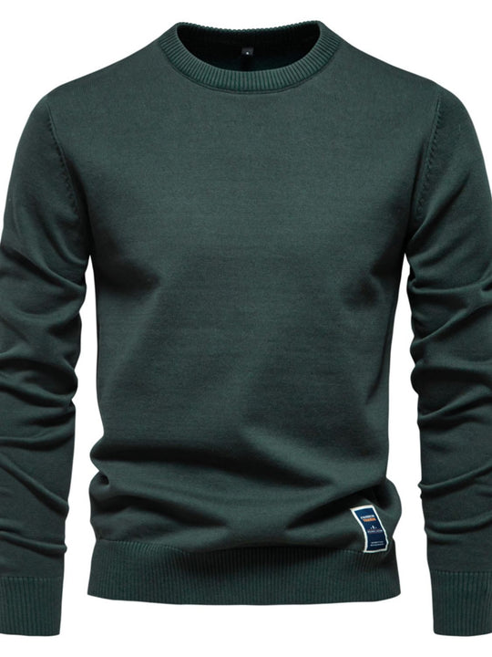 Men's Round Neck Long Sleeve Sweater