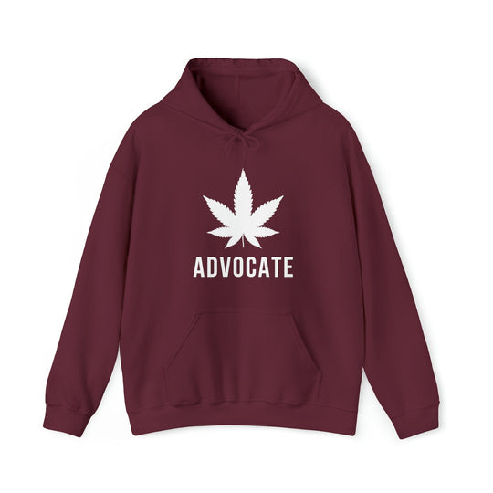 Bold Cannabis Advocate Marijuana Leaf Weed Hoodie
