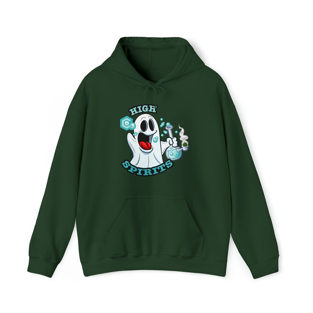 High Spirits Ghost with Bong Cannabis Hoodie