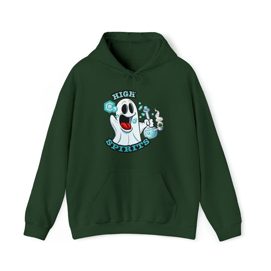 High Spirits Ghost with Bong Cannabis Hoodie