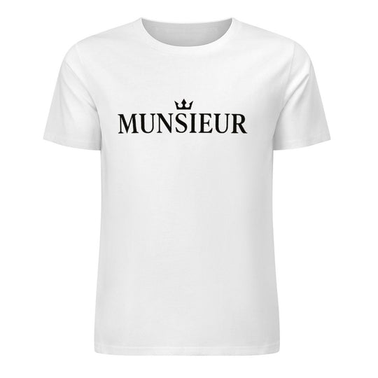 Munsieur Summer Signature Tee for Men Cotton Comfortable