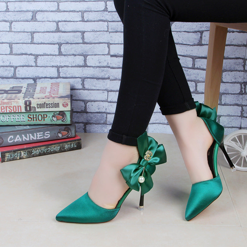 Women's Fashion Bow Stiletto Heels