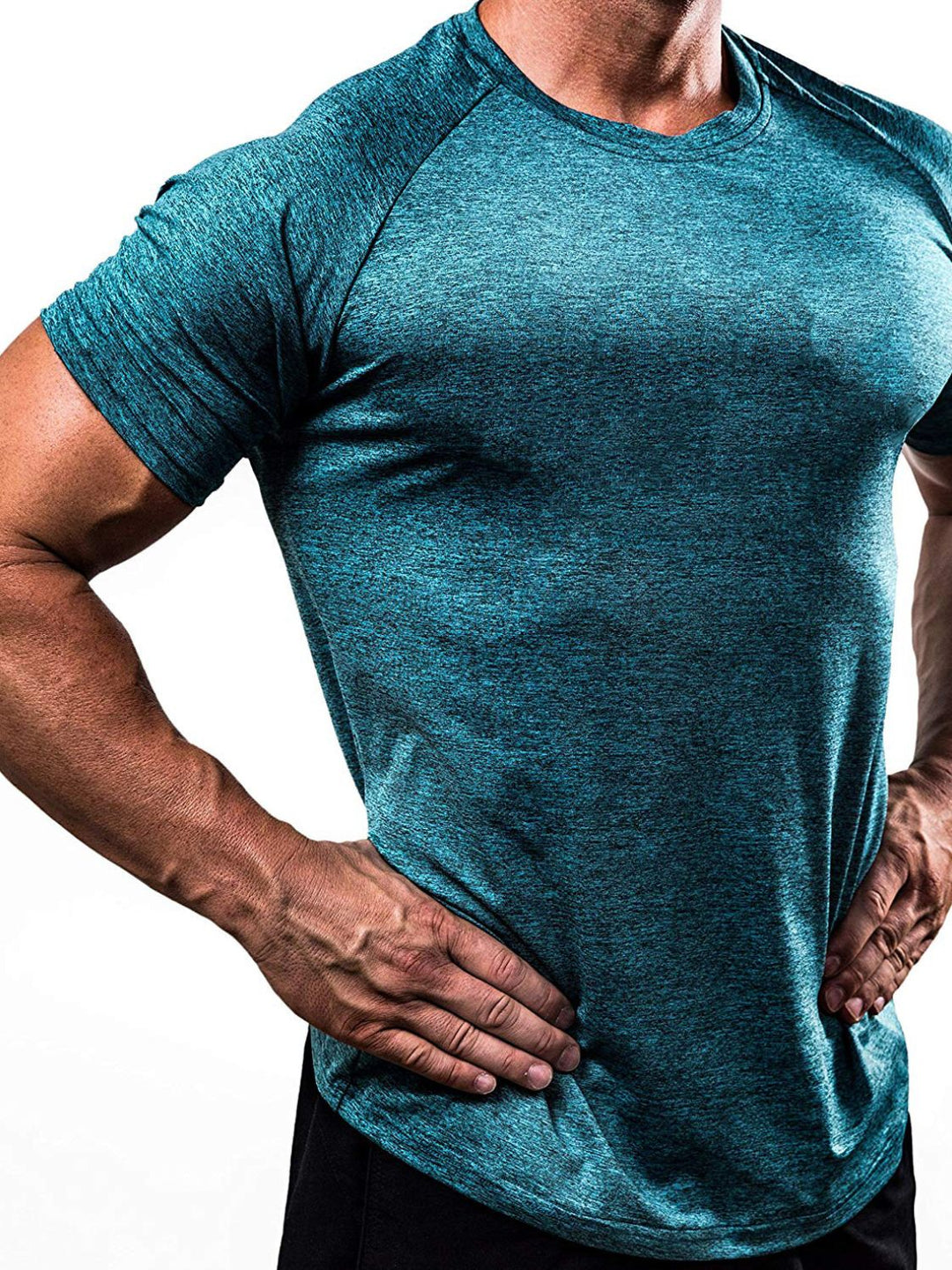 Men's Plus Size Round Neck Short Sleeve T-Shirt