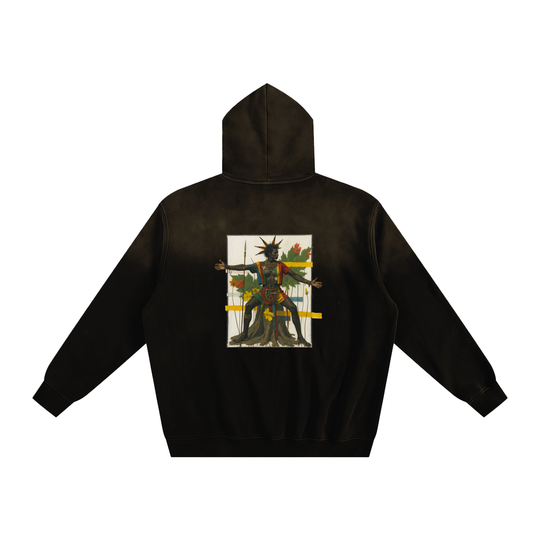 Amaru Khan Stars Sunfade Fleeced Hoodie