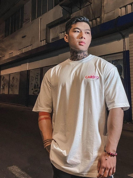 Men's Plus Size Letter Graphic Round Neck T-Shirt