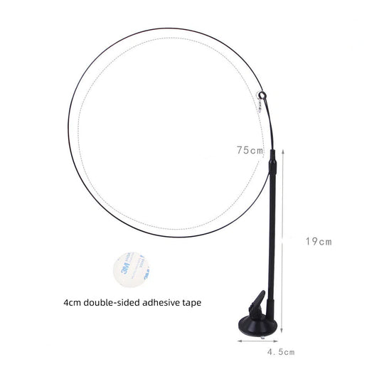 Suction cup cat toy stick that can be attached and held with steel wire multi head interchangeable cat toy and pet supplies