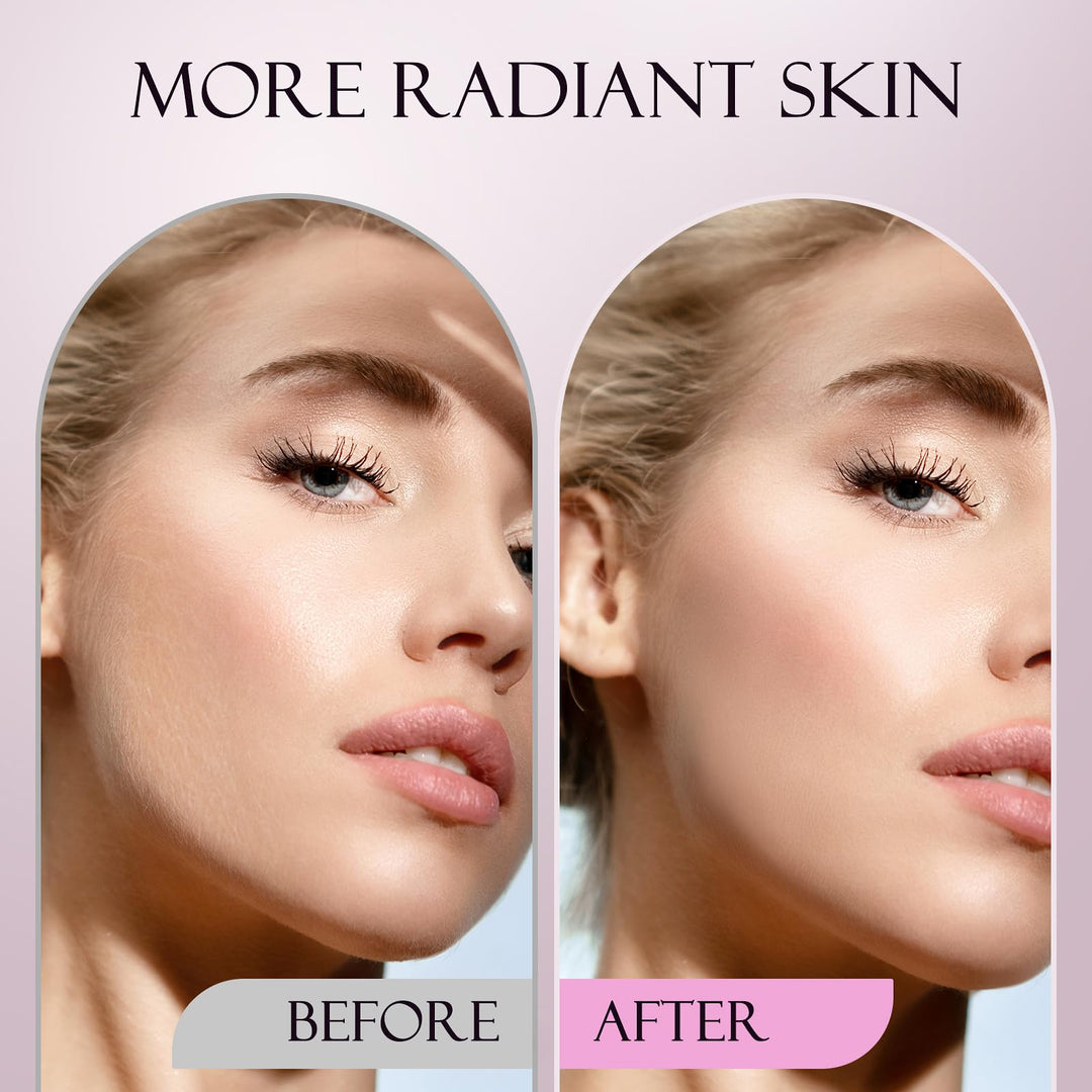 Dermaplane Razor for Women Face, Dermaplaning Tool for Exfoliating and Peach Fuzz, Facial Hair Removal with Sonic Edge Technology Beauty Tool with Wireless Charging & 16 Replaceable Blades(Green)