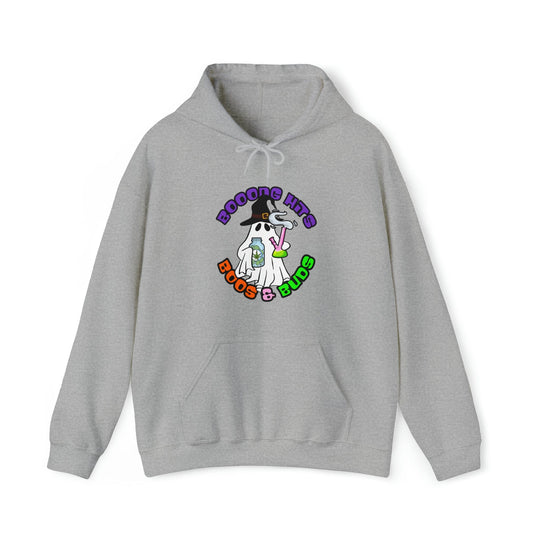 Booong Hits Boos & Buds Ghost Cannabis Hoodie