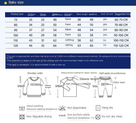 Cotton Pajama Set for Kids 0-5 Years with Cartoon Design - # BAAA81810020