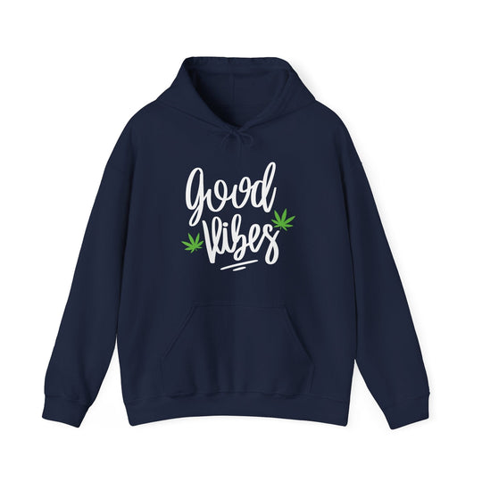 Good Vibes Marijuana Leaf Hoodie