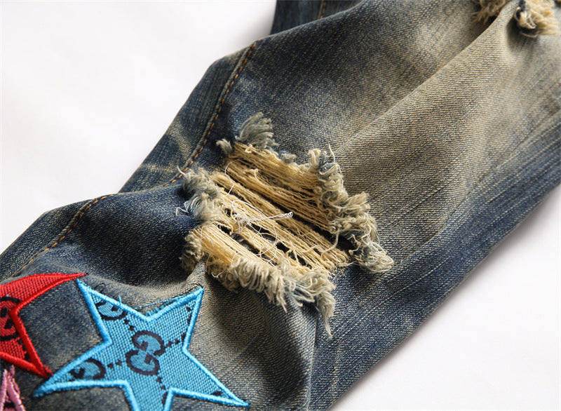 Men's Designer Fashion Elastic Slim Fit Skinny Pants