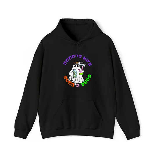 Booong Hits Boos & Buds Ghost Cannabis Hoodie