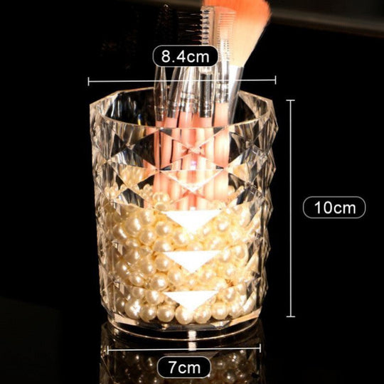 Desktop pen holder makeup brush storage bucket