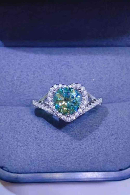 1 Carat Moissanite 925 Sterling Silver Ring