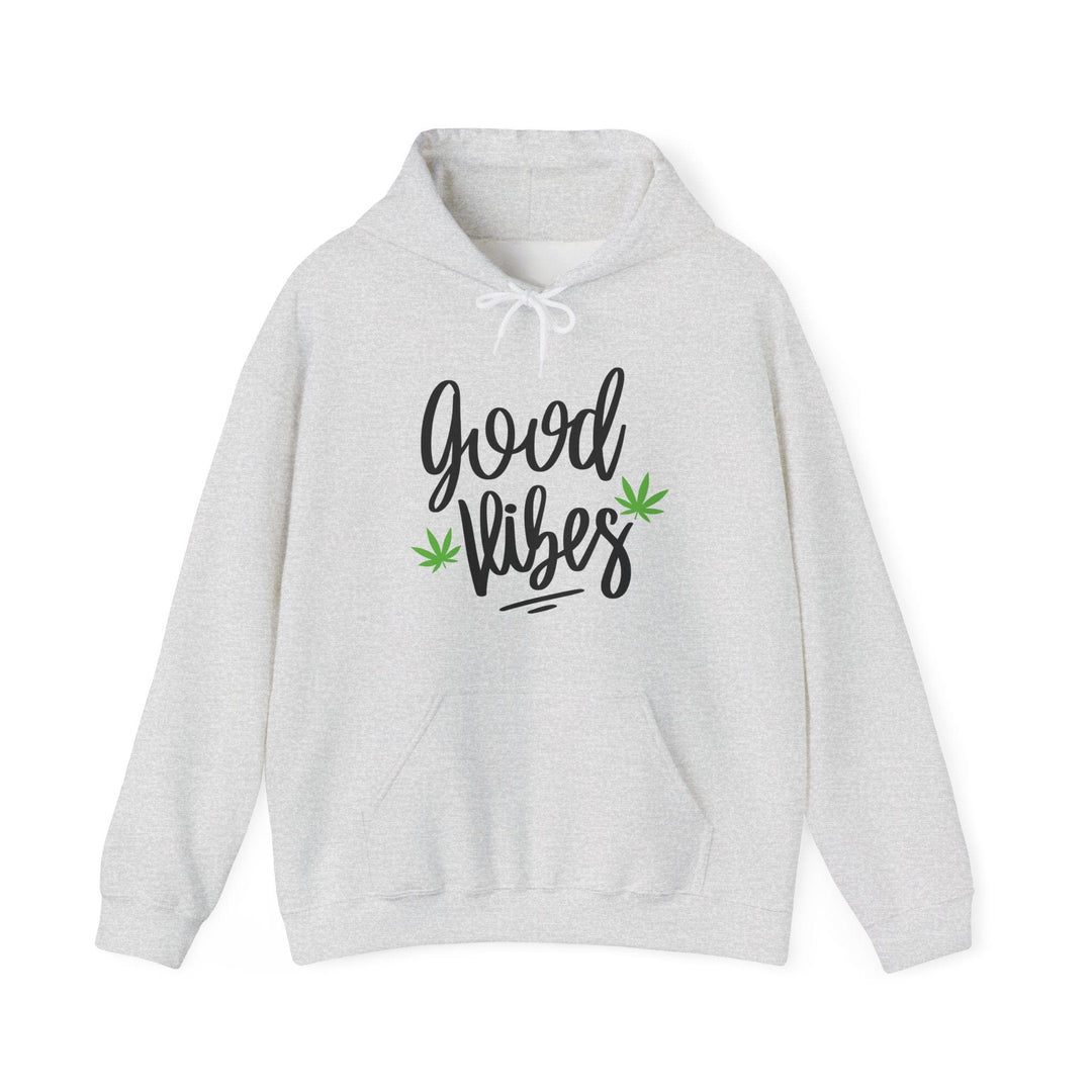 Good Vibes Marijuana Leaf Hoodie
