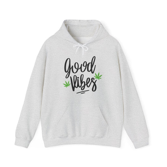 Good Vibes Marijuana Leaf Hoodie