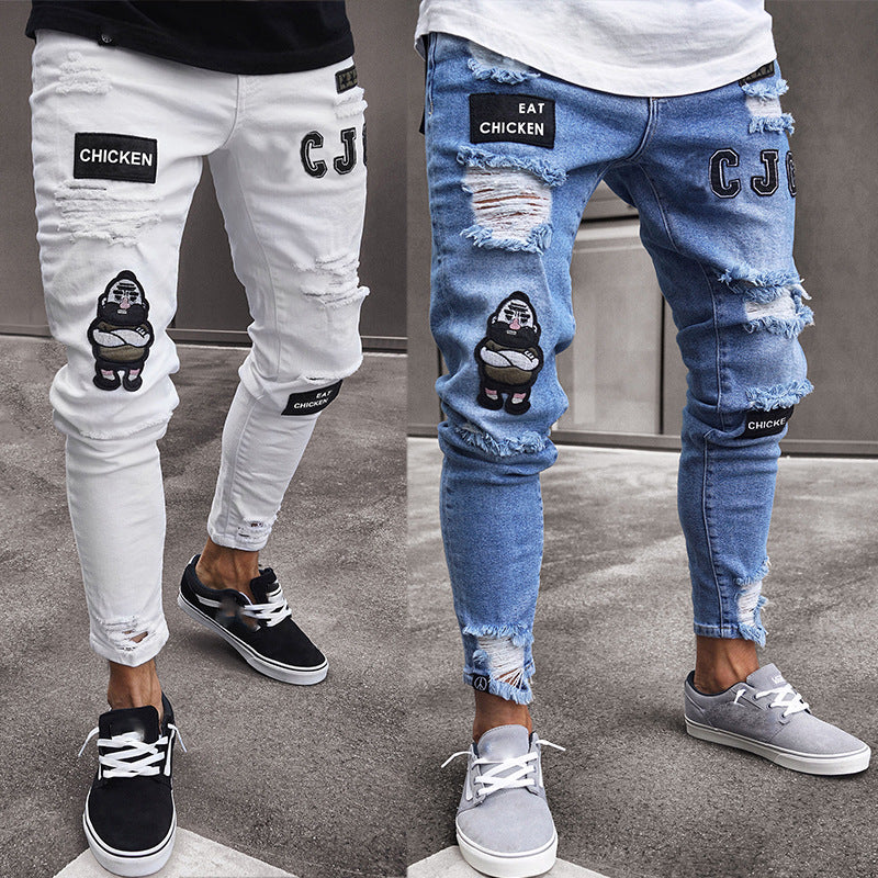 High-end Denim Men's Pants